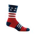 Darn Tough Men's Captain Stripe Lightweight Micro Crew Socks, Stars and Stripes SKU - 892643