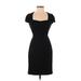 Banana Republic Casual Dress - Sheath: Black Solid Dresses - Women's Size 2 Petite