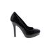 Steve Madden Heels: Pumps Stilleto Cocktail Party Black Print Shoes - Women's Size 8 - Round Toe