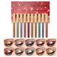 5 Pcs Liquid Eye Shadow | 10Pcs Liquid Glitter Eyeshadow Eyeliner Set,Long Lasting Quick-Drying Sparkling Eye Shadow Makeup Kits for Women Eye Makeup Gift Kits Honhoha