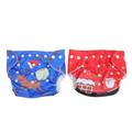 Totority 8 Pcs Baby Diapers Potty Training Underwear Christmas Baby Underwear Swim Diaper Cover Pee Training Toddler Diaper Pants Training Pants Newborn Button Pul Waterproof Cloth Washable