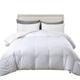 Duck Feather Down Quilt/Duvet/Comforter - 10.5 Tog Ultra Soft All Seasons 100% Organic Cotton Feather Down Duvet Quilted Bed Comforter - Machine Washable - All Season Duvet / Quilt (Double)