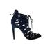 Zara Basic Heels: Blue Shoes - Women's Size 37