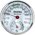 Therye.com-Hygromètre Therye.com pour sauna boîtier métallique pièce de sauna à vapeur utilisé