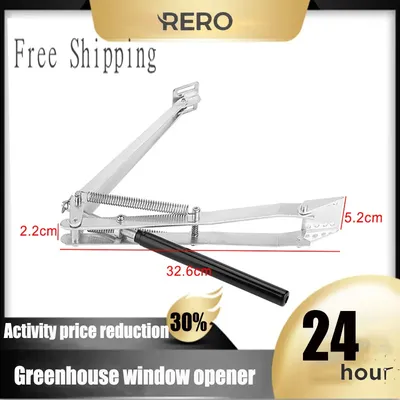 RERO-Ouvre-Fenêtre existent à Double Ressort pour Serre en Aluminium Noir Contrôle Sensible à la
