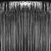 The Holiday Aisle® PMU Jayvien Metallic Curtains Party Accessories Decoration (1/Pkg) Pkg/1 Polyester in Black | 8 W in | Wayfair