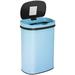 Enitial Lab Steel 13 Gallon Motion Sensor Trash Can Stainless Steel in Blue | 23.6 H x 15.75 W x 11.14 D in | Wayfair 004A-1001BL