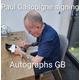 Paul Gascoigne signed football boot