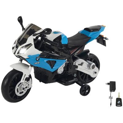 Elektro-Kindermotorrad JAMARA "BMW S1000 RR", blau, Elektro-Kinderfahrzeuge, KinderB:47cm H:69cm T:101cm, Kunststoff, B:47cm H:69cm T:101cm