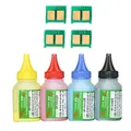 4pcs CB540 -CB543 Color Toner Powder + 4 pcs chip Compatible FOR HP LaserJet Pro aserJet CP1215