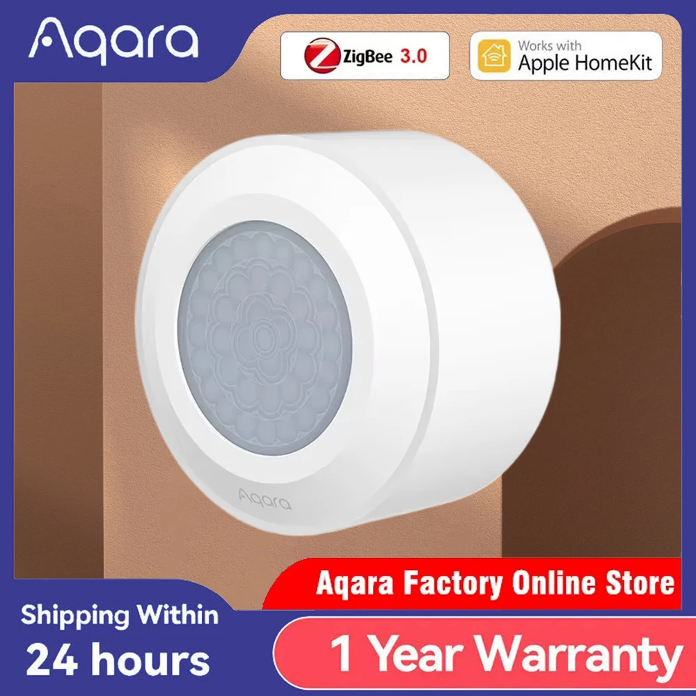 Neuer Aqara Hochpräziser menschlicher Sensor, Körpersensor, Bewegung, ZigBee 3.0, intelligente drahtlose Verbindung, funktioniert mit der Homekit Aqara Home App Image
