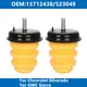 2Pcs Rear Axle Rubber Shock Absorber Bump Stop Bumper Spring 15712438 Front Arm 15153958 for GMC
