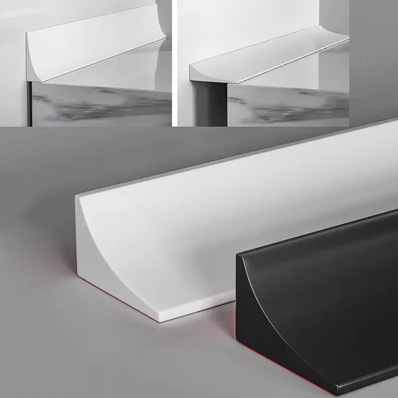 Duschtür-Dam, Wasserstopper, Silikon, für Badezimmer, Küche, Waschbecken, Kante, Trocken- und Nasstrennung, Überschwemmungsbarriere, Dichtungsstreifen unter der Tür