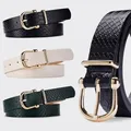 Fashionable Snake Scale Pattern Belts for Woman 105cm Soft PU Belts Woman Coat Skirt Accessories
