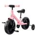 4-in-1 Kids Training Bike Toddler Tricycle with Training Wheels and Pedals - 33" x 16" x 21.5"