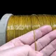 Stainless Steel PVC Coated Steel Wire Rope Sling Rope Safety Rope Golden Yellow Fishing Line Thin
