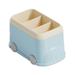 COOLL Cute Bus Pen Holder Desktop Pen Holder Cute Bus Shape Large Capacity 3 Compartments Multifunctional Office Supplies