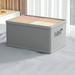 Non-woven Fabric Storage Box Large Capacity Fabric Drawer Storage Box For Home Cabinet Bedroom Clothes Pants (18L)