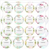 Floral Canning Labels 2inch Mason Jar Lid Labels Spice Jars Labels Food Storage Containers Stickers 300Pcs