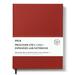 Vela Sciences S7R-C Expanded ProCover Lab Notebook 9.25 x 11.75 in (23.5 x 30 cm) 144 Pages Red Synthetic Leather Permanent Bound 70lb Heavyweight Paper (1-Pack Grid +)