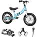 OHIIK Balance Bike 2 in 1 for Kids 2-7 Years Old Balance to Pedals Bike 12 14 16 inch Kids Bike with Pedal kit Training Wheels Brakes