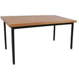 LOB9099-ADJ Fully Welded Table - Black Frame and Adjustable Legs