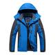 QUYUON Winter Jacket Women Outdoor Sprint Coat with Plush and Thickened Windproof Cycling Warm Cotton Coat Hooded Coat Fall Outfits Fashion Jackets Blue XXL