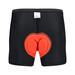 Yoodem Boxers for Men Mens Boxer Briefs Cycling Underwear Men 3d Padded Shockproof Mtb Shorts Riding Bike Sport Underwear Tights Shorts Mens Boxers Red S