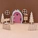 Black and Friday Deals CRAMAX 9 Pcs Mini Doll House Christmas Decoration Miniature Christmas Scene Dollhouse Christmas Set