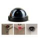 Apepal Christmas Gifts Toys Fake Security Camera Dummy Dome CCTV With Blinking Red LED Light For Home Outdoor Indoor Black