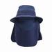 Baberdicy Hat Cap with Face Outdoor Fishing Dry Quick Men Cover Hat Neck Baseball Sun Cap Baseball Caps Baseball Cap Navy