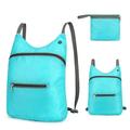 Lightweight Foldable Backpack Men Women Waterproof Packable Backpack Travel Hiking Outdoor Cycling Camping Bag Lake blue