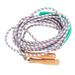 1Pc 7m Wooden Handle Jumping Rope Sports Fitness Skipping Rope Exercise Skipping Rope Portable Game Skip Rope (Random Color)