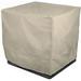 Eevelle Meridian Patio Modular Sectional Club Chair Cover Marinex Marine Grade Fabric Durable 600D Polyester - Outdoor Lawn Chair Covers - Weather Protection - 35 H x 38 W x 38 D Khaki
