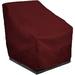 Eevelle Meridian Patio Sectional Armless Chair Cover Marinex Marine Grade Fabric Durable 600D Polyester - Outdoor Lawn Chair Covers - Weather Protection -35 H x 34 W x 38 D Burgundy