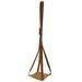 LIZEALUCKY PU Leather Modern Design Hanging Planters Hanger Plant Hanger Planter Flowerpot Hanging Holder for Plant Pot Home Garden Decor Indoor Outdoor 27.6x5.9in[Brown square bottom]