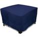 Eevelle Meridian Patio Square Table Cover with Marine Grade Fabric Waterproof Outdoor Firepit Cover - Furniture Set Covers for Dining Table - Easy to Install - 25.5 H x 76 L x 76 W Navy