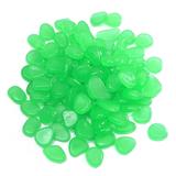 SANAG 100pcs Fish Tank Fluorescent Pebble Garden Parterre Decor Glow Stone Aquarium Ornament Marbles Rocks