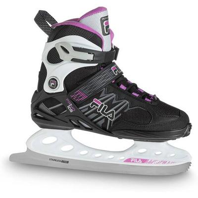 FILA Herren Eishockeyschuhe Freizeitschlittschuh Primo Ice Lady, Größe 37 ½ in schwarz-weiß-pink