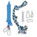LIZEALUCKY Spring Pole Dog Rope Toys Outdoor Hanging Dog Tree Tug Toy 360 Degree Rotating Muscle Builder Exercise Interactive Tug of War Dog Toy for Indoor Outdoor