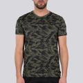 Alpha Industries Tactical Camo T Brushstroke T-Shirt, black-green, Size S