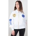 Alpha Industries MA-1 TT OS Voyager Ladies Jacket, white, Size S for Women