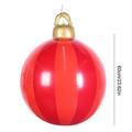 Christmas baubles, Wedding Holiday Halloween Party Indoor Outdoor Decoration Christmas Balls Outdoor Atmosphere PVC Inflatable Toy Ball,Christmas Decorations (Color : 1)