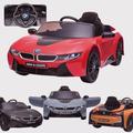 BMW i8 Licensed Kids Electric Ride-On Car, 12V Battery, Parental Remote, EVA Wheels