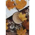 Maple Leaf on Coffee - 3000 Piece Wooden Puzzle - Fun indoor activity for puzzle lovers