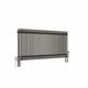 NRG 600 x 1460mm Raw Metal Traditional Cast Iron Style Double Column Horizontal Radiator Central Heating Radiator Perfect for Bathrooms, Kitchen, Living Room