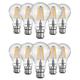 paul russells LED Filament GLS – Dimmable Bayonet Cap Fittings B22 Light Bulbs, 7Watt 806Lumens Classic A60 LED Bulbs, 60w Equivalent, 2700K Warm White Dimmer BC Energy Saving Lamps, Pack of 10