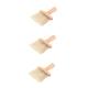 FRCOLOR 3pcs Hairdressing Brush Neck Duster Brush Hair Styling Brush Hair Shave Brush Hair Cutting Brush Neck Face Duster Hair Brush Cleaning Tool Shaving Brush Wooden Broken Hair