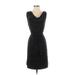 Calypso St. Barth Casual Dress - Sweater Dress: Black Marled Dresses - Women's Size Small