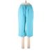 Coral Bay Casual Pants - High Rise: Blue Bottoms - Women's Size 12 Petite